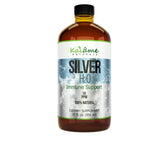 Naturally Sourced Colloidal Silver 10ppm glass bottle front view