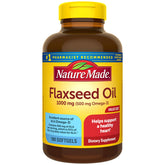 Nature Made Flaxseed Oil 1000mg Softgels front view