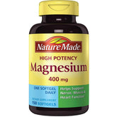 Nature Made Magnesium 400 mg Liquid Softgels front view