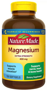 Nature Made Magnesium Softgels 400mg front view
