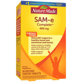 Nature Made SAM-e Complete 400 mg supplement bottle front view