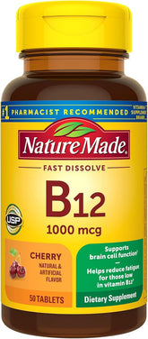 Nature Made Sublingual Vitamin B12 Micro-Lozenges 1000 mcg front view
