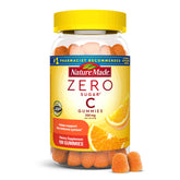 Nature Made Vitamin C Zero Sugar Gummies 100 count bottle front view