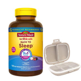 Nature Made Wellblends Back to Sleep 120 Fast Dissolve Tablets front view