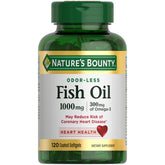 Nature's Bounty Fish Oil Softgels 1000mg front view