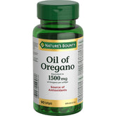 Nature's Bounty Oil of Oregano 1g supplement front view