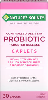 Nature's Bounty Optimal Solutions Probiotic Caplets front view
