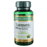 Nature's Bounty Turmeric Supplement pack of 3 bottles front view