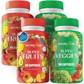 Nature's Core Fruit and Veggies Supplement bottle front view