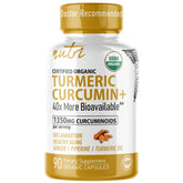 Nature's Fusions Turmeric Curcumin front view of packaging