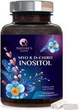 Nature's Glow Inositol Supplement 40:1 Ratio 1000mg capsule front view