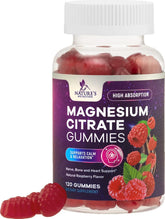 Nature's Nutrition Magnesium Citrate Gummies 422g front view