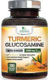 Nature's Nutrition Turmeric Curcumin Complex 181g front view