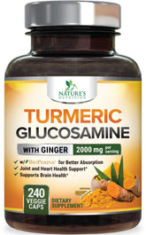 Nature's Nutrition Turmeric Curcumin Complex bottle front view