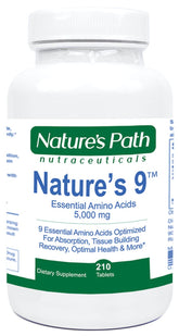 NATURE'S PATH NUTRACEUTICALS 9 Essential Amino Acids 210 capsules front view
