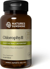 Nature's Sunshine Chlorophyll Capsules 50g front view