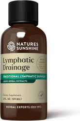 Nature's Sunshine Lymphatic Drainage Drops 91g bottle front view