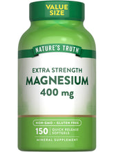 Nature's Truth Magnesium Extra Strength 400mg softgel front view