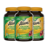 Nature's Way Alive! Calcium Gummies front view with packaging