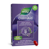 Nature's Way CalmAid Lavender Oil Softgels front view