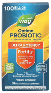 Nature's Way Fortify Optima Daily Probiotic 100 Billion CFU front view