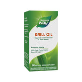 Nature's Way Krill Oil softgels front view packaging
