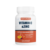 Nature4U Vitamin C with Zinc Capsules 150g front view