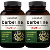 NatureBell Berberine Capsules front view with packaging