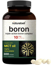 NatureBell Boron Complex 300 Softgels bottle front view