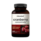 NatureBell Cranberry Concentrate 360mg capsules front view