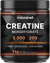 NatureBell creatine monohydrate powder 1000g front view