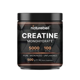 NatureBell Creatine Monohydrate Powder 5000mg front view
