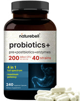 NatureBell daily Enzyme Complex 240 Veggie Capsules front view