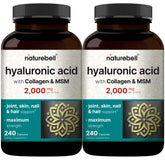 NatureBell Hyaluronic Acid Capsules 2-Pack front view