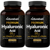 NatureBell Hyaluronic Acid Capsules 240 count bottle front view
