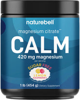 NatureBell Magnesium Citrate Powder 1 Pound front view