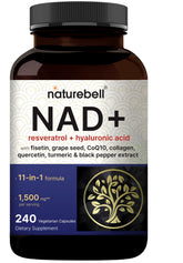 NatureBell NAD+ Complex Resveratrol Capsules front view