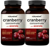 NatureBell Organic Cranberry Extract & Acerola Cherry 2-Pack front view
