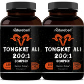 NatureBell Tongkat Ali & Panax Ginseng capsules bottle front view