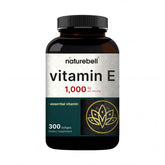 NatureBell Vitamin E 1000 IU softgels front view