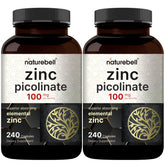NatureBell Zinc Picolinate 100mg 240 capsules front view