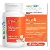 NatureCity TrueE Vitamin E 50g supplement front view