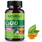 NATURELO CoQ10 Antioxidant Supplement 60 Capsules front view