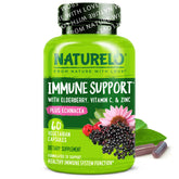 NATURELO Elderberry Supplement 350mg front view