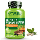 NATURELO Saw Palmetto Supplement 60 Capsules front view