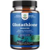 Natures Craft Glutathione Milk Thistle Capsules 1000mg front view