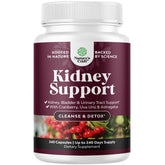 Natures Craft Kidney Support Herbal Supplement 60 capsules front view