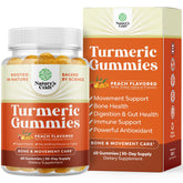 Natures Craft Turmeric & Ginger Gummies front view packaging