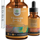 Natures Craft Vitamin D3 K2 Drops 2000 IU front view