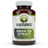 Natures Wellness Green Tea Extract Capsules 500mg front view